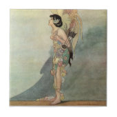 “De ware minnaar” van Charles Robinson Tegeltje (Voorkant)