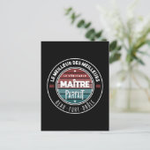 De ware perfecte meester briefkaart (Staand voorkant)