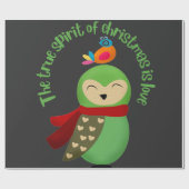 DE WARE SPIRIT VAN CHRISTMAS IS VERLIES CADEAUPAPIER (Vlak)