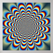 "De ware sterkte is de bloem van het Wisdom" Poster (Voorkant)