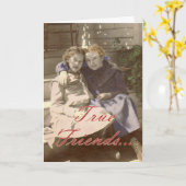 De ware Vrienden brengen altijd het Beste in u Kaart (Gele Bloem)