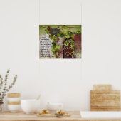 De ware wijn poster (Keuken)