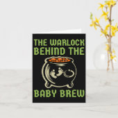 De Warlock achter het Halloween kostuum Kaart (Gele Bloem)