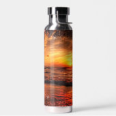 De Warm Ocean Beach The Sound of the Waves Sunset Waterfles (Links)