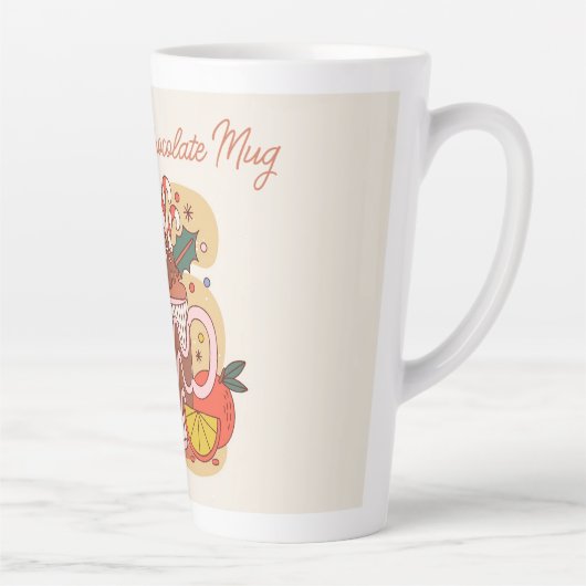 De warme chocolademelk van mama latte mok (Rechts)