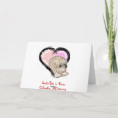 De warme Gedachten van de Vakantie Feestdagen Kaart (Achterkant)