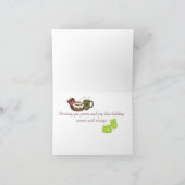 De warme Kaart van de Vakantie van Wensen (Binnen)