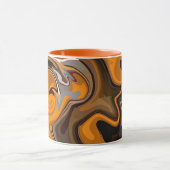 De warme stromen van Abstracte expressie Mok (Midden)