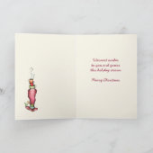 De warmste Kerstkaart van de Sneeuwman van Wensen Feestdagen Kaart (Binnen)