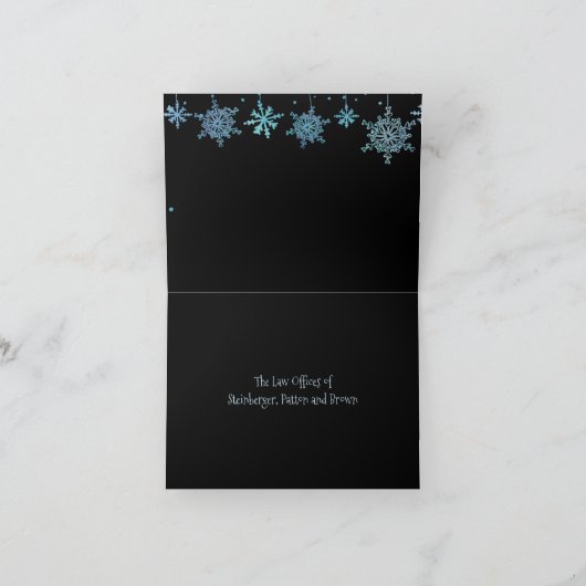 De warmste wensen van het seizoen feestdagen kaart (Binnen)