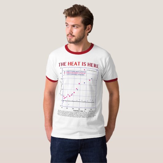 De warmte is hier t-shirt (Voorkant volledig)