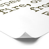 De warmte kan niet worden gescheiden - het Schoonh Poster (Hoek)