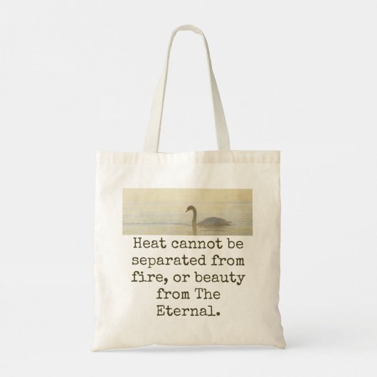 De warmte kan niet worden gescheiden - het Schoonh Tote Bag (Achterkant)