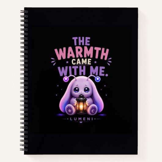 De warmte kwam met mij mee notitieboek (Voorkant)