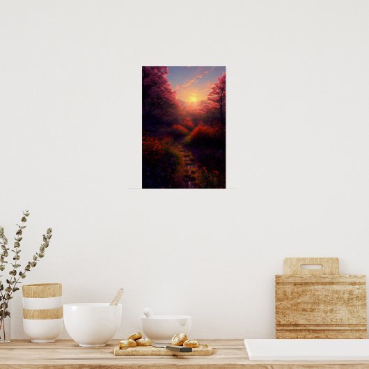 De Warmte van de Bosemoorden Poster (Keuken)