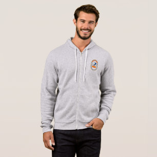 De warmte van de poot   Heren full-zip  Hoodie