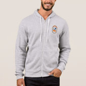 De warmte van de poot | Heren full-zip Hoodie (Voorkant)