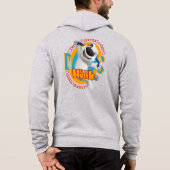 De warmte van de poot | Heren full-zip Hoodie (Achterkant)