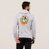 De warmte van de poot | Heren full-zip Hoodie (Achterkant volledig)