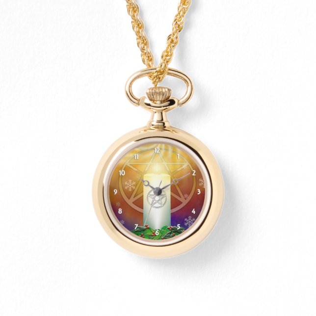 De Warmte van de Yule Sun vieren Horloge (Voorkant)