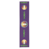 De Warmte van de Yule Sun vieren Korte Tafelloper (Voorkant)