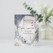 De warmte van de zon in de winter aankondigingskaart (Staand voorkant)