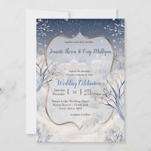 De warmte van de zon in de winter kaart (Voorkant)