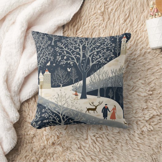 De warmte van de zon in de winter kussen (Deken)