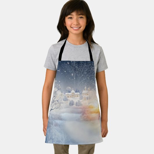 De warmte van de zon in de winter schort (Insitu)