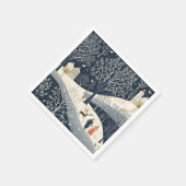 De warmte van de zon in de winter servet (Hoek)