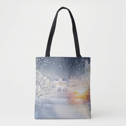 De warmte van de zon in de winter tote bag (Voorkant)