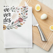 De Warmte Van Een Moederliefde Verandert Nooit Theedoek (Quarter Fold)