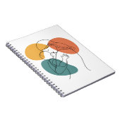 De warmte van een moeders omhelzing: minimalistisc notitieboek (Rechterzijde)