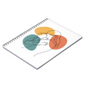 De warmte van een moeders omhelzing: minimalistisc notitieboek (Linkerzijde)