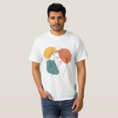 De warmte van een moeders omhelzing: Minimalistisc T-shirt (Voorkant volledig)