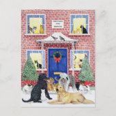 De Warmte van Kerstmis Feestdagenkaart (Voorkant)