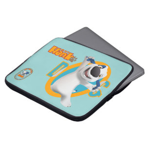 De Warmte van Paw 15-inch laptophoes Laptop Sleeve