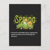 De warmte verwelkomen briefkaart (Voorkant)