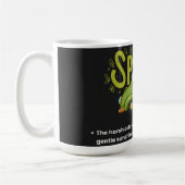 De warmte verwelkomen koffiemok (Links)