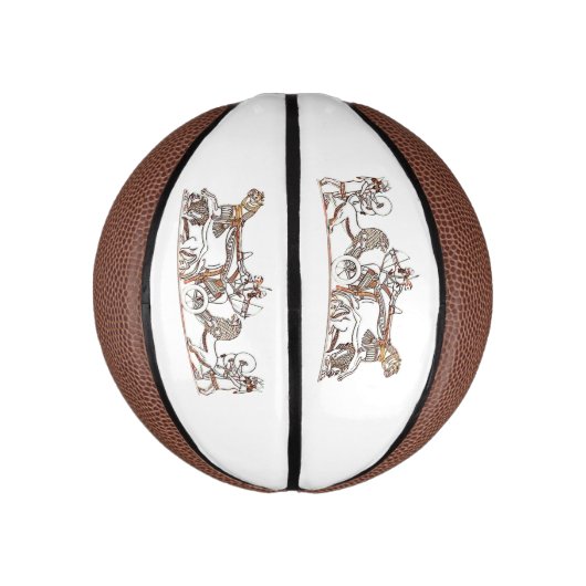 De Warrior Basketbal (Verticaal)