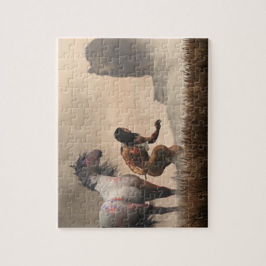 De Warrior en het Beer Legpuzzel (Verticaal)