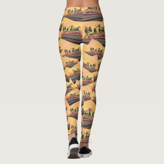 De Warrior Leggings (Achterkant)