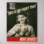 De Wartime Vrouw. Poster (Voorkant)