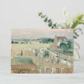 De was buiten hangen om te drogen | Berthe Morisot (Staand voorkant)