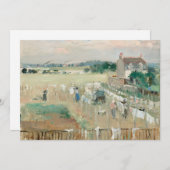 De was buiten hangen om te drogen | Berthe Morisot (Voorkant / Achterkant)