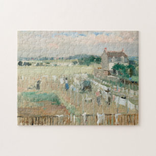 De was buiten hangen om te drogen   Berthe Morisot Legpuzzel