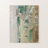 De was buiten hangen om te drogen | Berthe Morisot Legpuzzel (Verticaal)