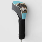 DE WASBEER OP DE DRIVER HOES GOLFHEADCOVER (Schuin)