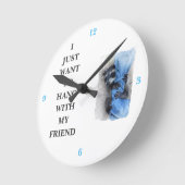 De wasbeer ronde klok (Hoek)