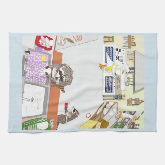 De wasmachine theedoek (Horizontaal)